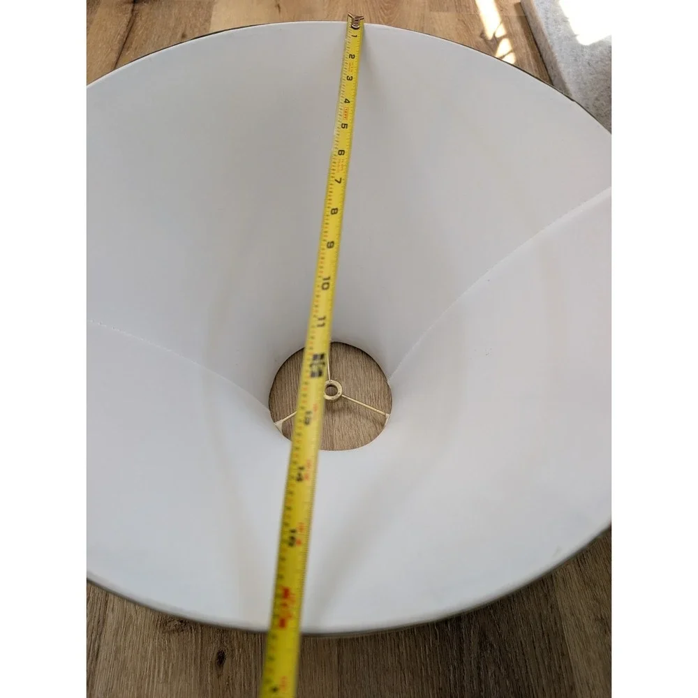 Bell Shaped Gold Fabric Lamp Shade 16